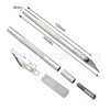 Utility Knives 2 pack Exacto Knife, Stainless Steel Craft Knife,