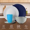SINOGE 40 PCS Wheat Straw Dinnerware Sets | Service for