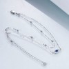 POPLYKE Evil Eye Bracelet for Women 925 Sterling Silver Evil