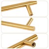 TRIXES 20PK Gold Cabinet Handles Gold Stainless Steel T Bar