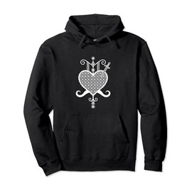 Erzulie Dantor Vèvè Haiti Vodou Men Women Ayiti Vodoo Gede Pullover Hoodie