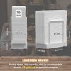 Napkin Holder for Table, Bamboo Iron Standing Napkin Dispenser for