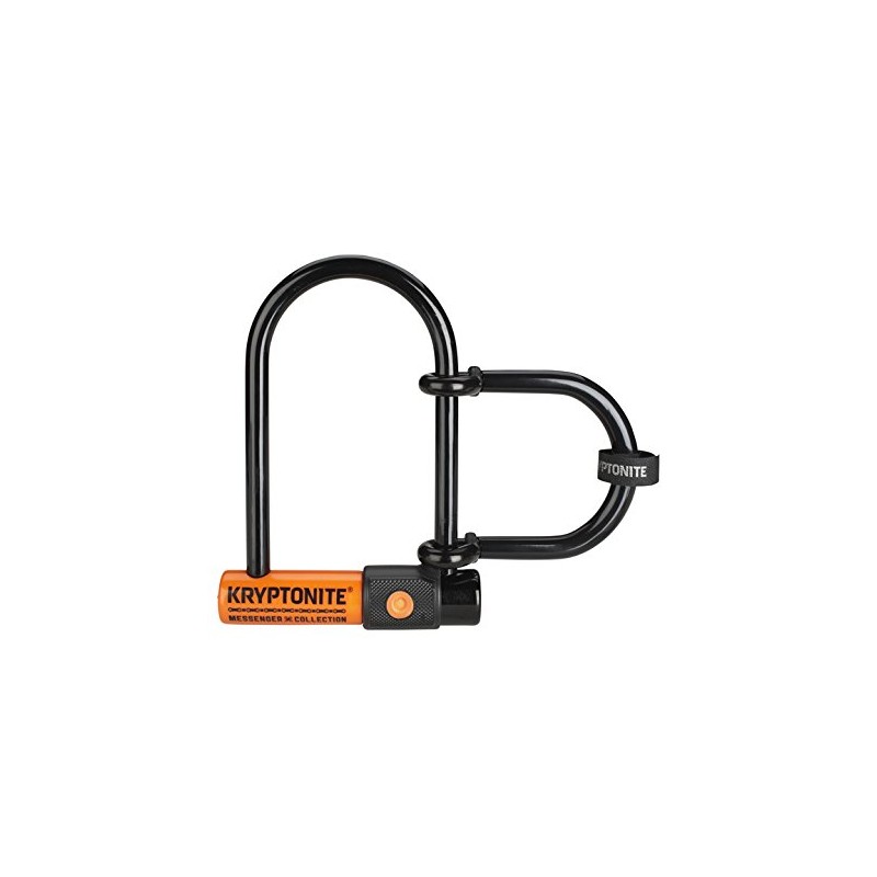 Kryptonite Messenger Mini Bike U-Lock with Wheel Extender, Heavy Duty