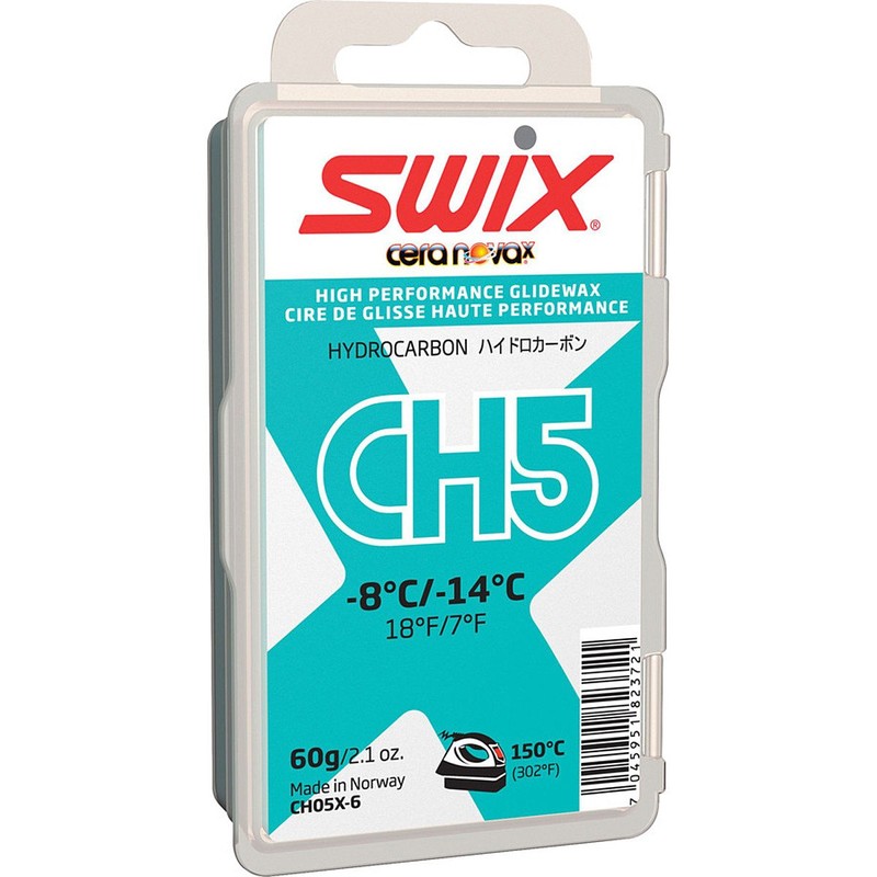 Swix CHX Hydrocarbon Wax Turquoise, 60g by Swix