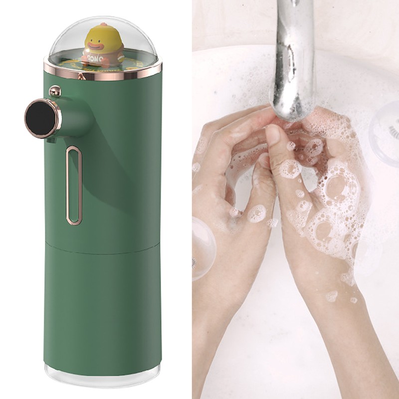 Automatic Foam Soap Dispenser Cute Intelligent Infrared Sensor Waterproof Rechargeable