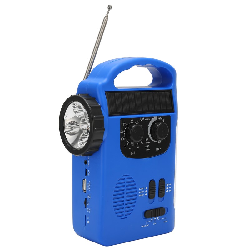 Hand Crank Solar Radio AM FM SW Emergency Radio with
