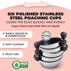 Eggssentials Egg Poacher Replacement Spare Stainless Steel Anti-Stick PFOA Free