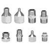 8-Piece Airbrush Adapter Kit, Professional Fitting Connector Set for Air