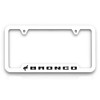 Ford Bronco UV Printed Plastic License Plate Frame