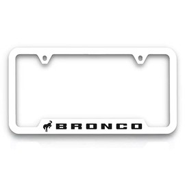 Ford Bronco UV Printed Plastic License Plate Frame