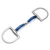 Cavalon Hunter D-Ring Locking Single Joint Sweet Iron Snaffle Bit