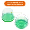 EONJOE 8 oz Small Freezer Containers with Lids Stackable Plastic