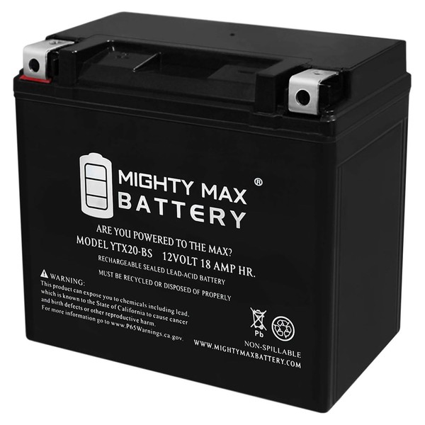 Mighty Max Battery Mighty Max Battery YTX20-BS -12 Volt 18