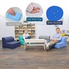 Children's Factory Library Lounger, Flexible Seating Classroom Furniture, Comfy Kids