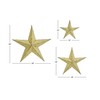 Deco 79 75685 Metal Wall Star (Set of 3), 24"/18"/12"