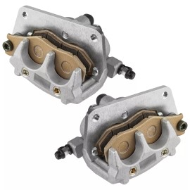 Caltric Front Left Right Brake Caliper w/ Pad for Yamaha YFZ 450 YFZ450R YFZ450X 2004-25