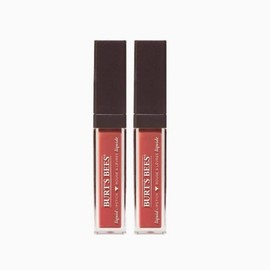 2PK Burt's Bees Liquid Lipstick, 100% Natural Moisturizing, 820 Coral Cove
