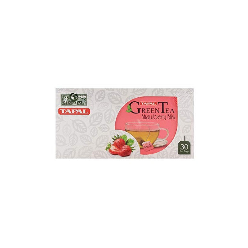 Tapal - Strawberry Bliss Green Tea, 45g (30 tea bags)