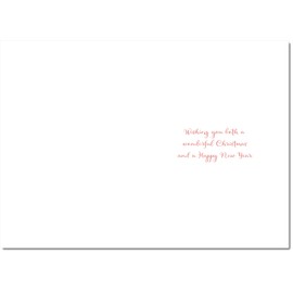 doodlecards Sister and Brother in Law Christmas Card Santa Chimney Large A4 Size Christmas Card for Sister & Brother-in-Law with Plain Envelope