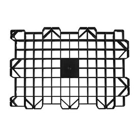 Attic Dek Flooring, Walking Deck Boards for Attic, Easy Installation Floor System for Garage, Roof and More, Instant Organizer, New 4 Panel Pack - Black