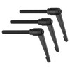 sourcing map 3Pcs M10 x 80mm Adjustable Knobs Handle Male