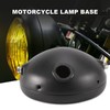 Gokelomg 7 Motorcycle Retro LED Headlight Base in Black