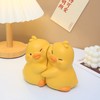Cute Hug Ducks Decorative Bookends, Unique Book Ends to Hold