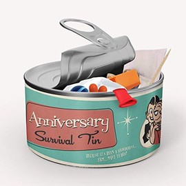Father Fox - Retro Style Gift For An Anniversary - Novelty Survival Tin, Kit - Husband, Wife, 10th Wedding Anniversary
