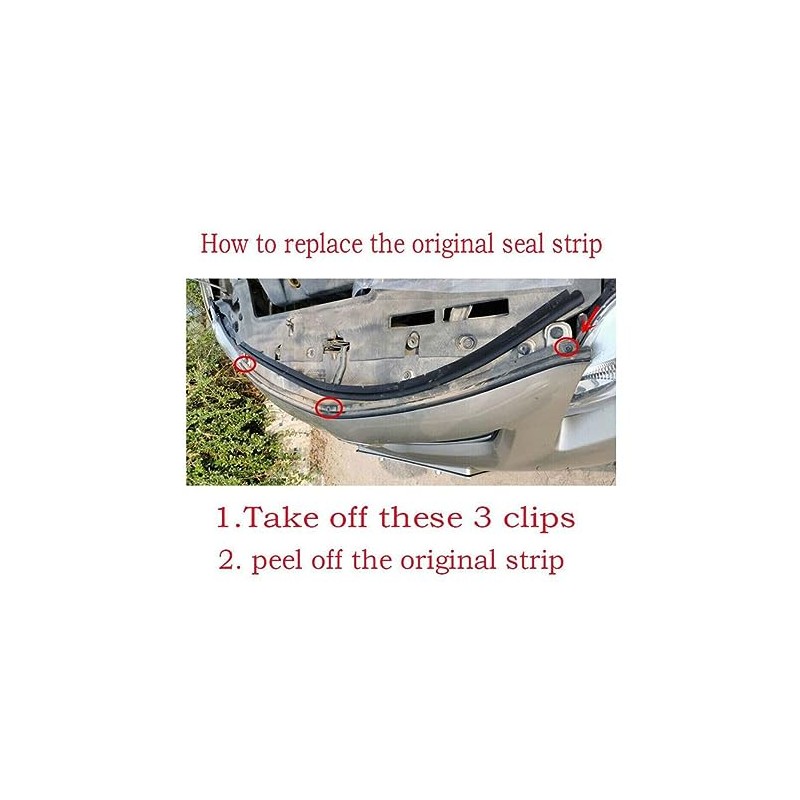 Car Back-Engine Hood Sealing Strip Rubber Weatherstrip for Toyota Corolla