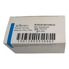 Pilas Starkey Para Aparato Auditivo Azul No. 675 60 Pzs