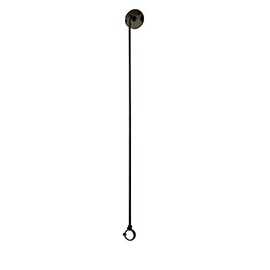 Shower Rods 24" Swivel Ceiling Support for Sloped/Angled Ceilings & Walls (Oil Rubbed Bronze)