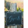 Lara's Crafts French Bistro Chalkboard with Jute Hanger, 10" L