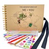 Our Adventure Book- Travel Scrapbook Gift for Couple, Adventure Book