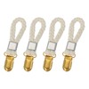 sourcing map 4 Pcs Tea Towel Clips with Cotton Loop