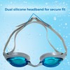 Water Gear Vector Anti-Fog Goggle, Teal Lens/Silver STRP