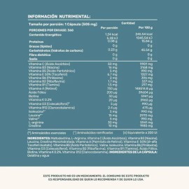 Set de Suplementos Testosterona y Multivitamínico Para Hombre 360 Cápsulas cu  LIFE360                                                                