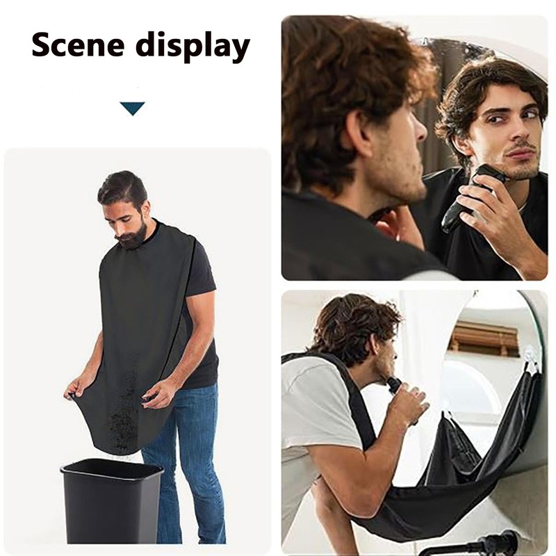 SYGELER Premium Beard Bib Apron - Waterproof Shaving Apron with