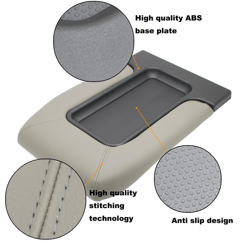 NHILES Center Console Lid Replacement Kit for 1999 2000 2001