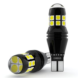 OULED T16 LED Back Lamp, Explosive Light, 1200 Lumens, 20 3030 LEDs, 12V/24V, Non-Polarity, White, Built-in Canceller, Back Lamp, T16/T15, Backlight, Set of 2