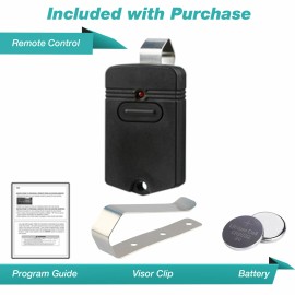 For Mighty Mule Gate Door Opener Garage 1-Button Remote for GTO Mighty Mule RB741 FM135 PRO