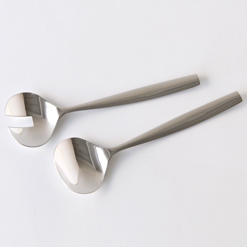 Alessi Salatbesteck Dressed, Edelstahl, Silber, 5 x 29.5 x 29.5