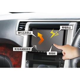 Tsuchiya Yac VP-99 Car Accessories Audio Parts Multi-functional Protective Sheet, 7-inch Wide, 0.4 x 7.0 inches (10 x 178 mm)