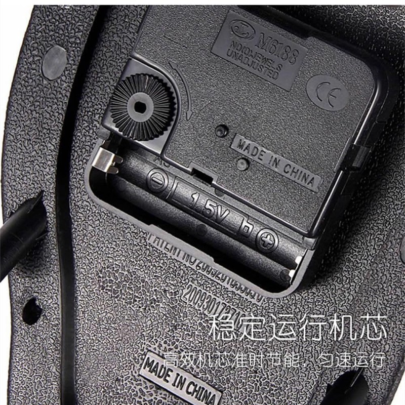 Melting Clock, Funny Precise Melted Clock for Desktop (Gold)