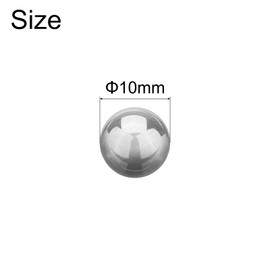 sourcing map 4pcs Tungsten Steel Bearing Balls 10mm Tungsten Carbide Precision Ball, G5 Grade