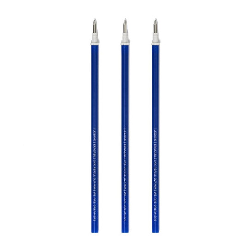 Shark Shark Erasable Gel Pen Blue Ink + Kit 3