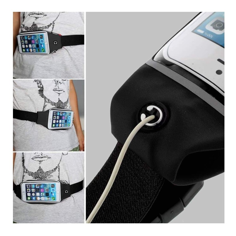 DFV mobile - Case Belt Bag Reflective with Touch Screen