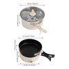 WOHAIPA Portable Mini Folding Handle Electric Hot Pot Lamian Noodles