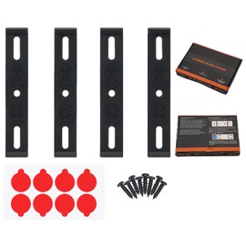 ALLY-MAGIC Number Plate Holder Frameless Frameless Number Plate Holder for Any Car Number Plate Holder Set for 2 Number Plate Plates 110 mm Number Plate Frame E22-CPZJ