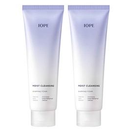 IOPE Moist Cleansing Whipping Foam, 180ml, 2 pieces / 아이오페 모이스트 클렌징 휘핑 폼, 180ml, 2개