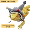 CQJ Beard Dragon Funny Cute Bullhorn Ball Hat with Neck